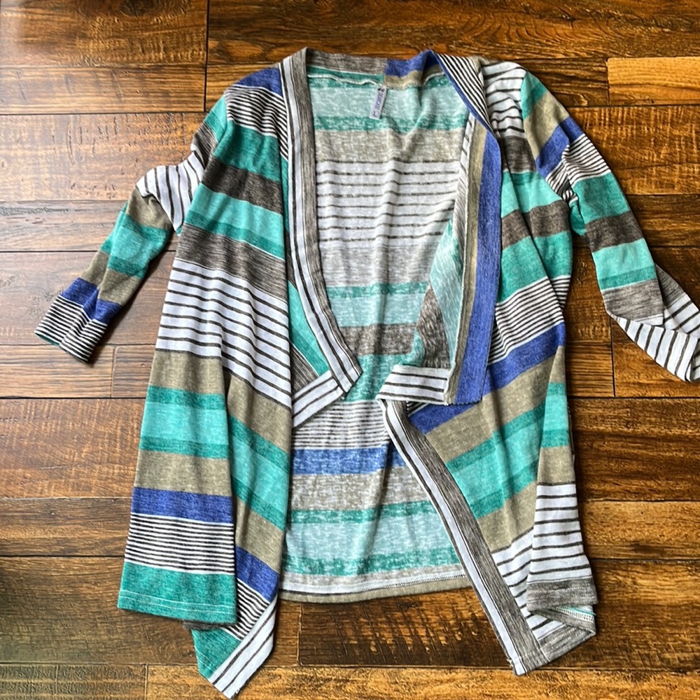 Striped colorful cardigan